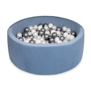 ELIS DESIGN Száraz gyerekmedence 90x30 200 db labdával prémium minőségben szín: Kék