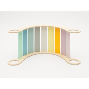 ELIS DESIGN Montessori hinta 5in1 light változat: natúr szélek, színes deszkák