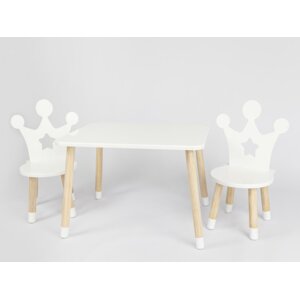 ELIS DESIGN Korona - gyerekasztal és szék počet stolu a židlí: Asztal + 2 szék