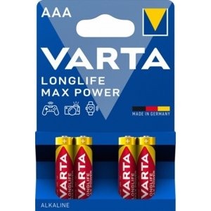VARTA Longlife Max Power Alkáli tartós Mikro Elem AAA B4