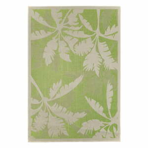 Palms zöld-bézs kültéri szőnyeg, 160 x 230 cm - Floorita