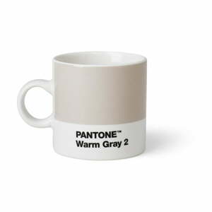 Világosszürke kerámia eszpresszó bögre 120 ml Espresso Warm Gray 2 – Pantone