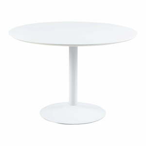 Ibiza fehér kerek étkezőasztal, ⌀ 110 cm - Actona