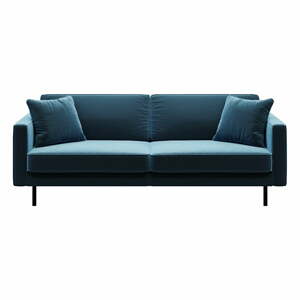 Kék bársony kanapé 207 cm Kobo – MESONICA