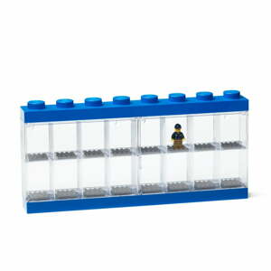 Kék, kisméretű tárolószekrény 16 db minifigurához - LEGO®