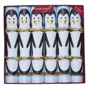 Karácsonyi cracker szett 6 db-os Racing Penguin – Robin Reed