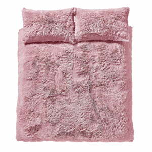 Cuddly rózsaszín mikroplüss ágyneműhuzat, 200 x 200 cm - Catherine Lansfield