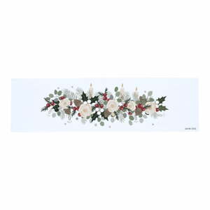 Pamut asztali futó karácsonyi mintával 40x140 cm Fir Branches – Butter Kings