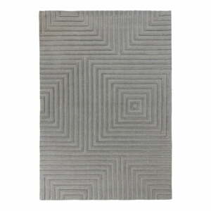 Estela szürke gyapjú szőnyeg, 120 x 170 cm - Flair Rugs