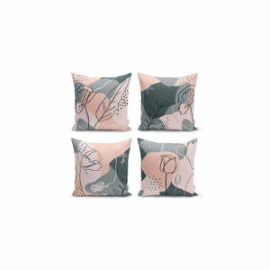 Draw Art 4 db-os dekorációs párnahuzat szett, 45 x 45 cm - Minimalist Cushion Covers