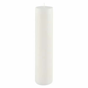 Cylinder Pure fehér gyertya, égési idő 92 óra - Ego Dekor