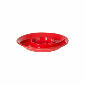 Piros agyagkerámia szervírozó tányér ø 32 cm Cook & Host – Casafina