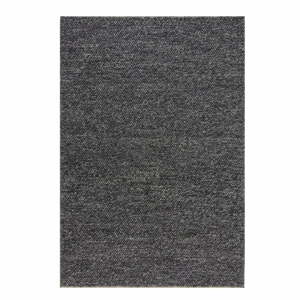 Minerals sötétsszürke gyapjú szőnyeg, 80 x 150 cm - Flair Rugs