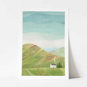 Poszter Scotland, 30x40 cm - Travelposter