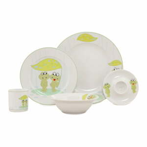 Frogs 5 db-os porcelán étkészlet gyerekeknek - Kütahya Porselen