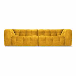 Vesta sárga bársony kanapé, 280 cm - Windsor & Co Sofas
