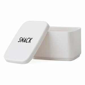Snack fehér snack doboz, 8,2 x 6,8 cm - Design Letters