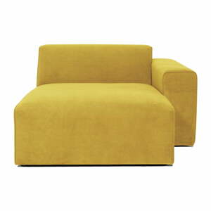Sting sárga kordbársony kanapé modul, jobb oldali - Scandic