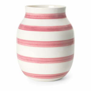 Omaggio fehér-rózsaszín kerámia váza, magasság 20 cm - Kähler Design
