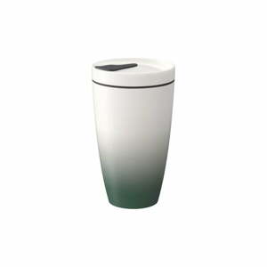 Like To Go zöld-fehér porcelán utazóbögre, 350 ml - Villeroy & Boch