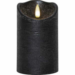 Flamme Rustic fekete LED viaszgyertya, magasság 12,5 cm - Star Trading