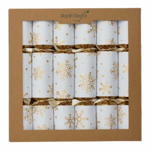 Karácsonyi cracker szett 6 db-os Snowflakes – Robin Reed