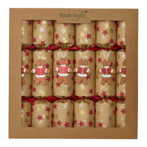 Karácsonyi cracker szett 6 db-os Gingerbread – Robin Reed