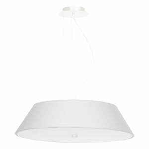 Fehér függőlámpa üveg búrával ø 60 cm Hektor - Nice Lamps