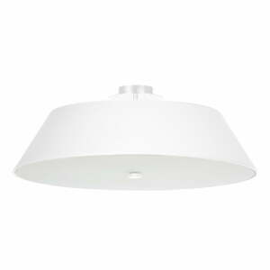 Fehér mennyezeti lámpa üveg búrával ø 60 cm Hektor - Nice Lamps
