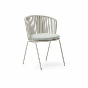 Fehér fém kerti szék Saconca – Kave Home