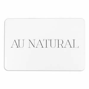 Fehér fürdőszobai kilépő 39x60 cm Au Natural – Artsy Doormats