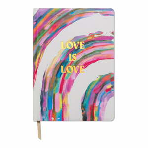 Dátumozatlan határidőnapló 200 oldal A4 Love is Love – DesignWorks Ink