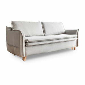 Krémszínű kinyitható kanapé 225 cm Charming Charlie – Miuform