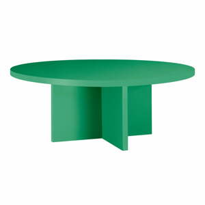 Zöld kerek dohányzóasztal ø 80 cm Pausa – Really Nice Things