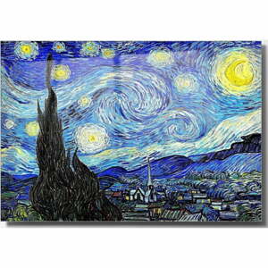Üveg kép 70x50 cm Vincent van Gogh – Wallity