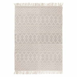 Világosszürke gyapjú szőnyeg 200x290 cm Asra – Asiatic Carpets