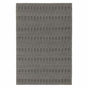 Fekete gyapjú szőnyeg 160x230 cm Sloan – Asiatic Carpets