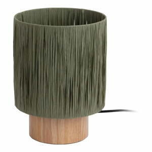 Zöld asztali lámpa papír zsinór búrával (magasság 28,5 cm)  Sheer  – Leitmotiv