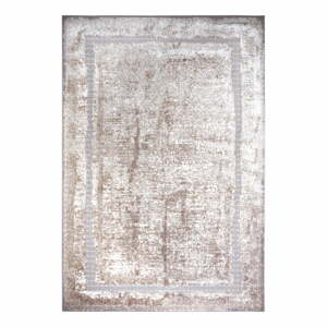 Krémszínű-ezüstszínű szőnyeg 67x120 cm Shine Classic – Hanse Home