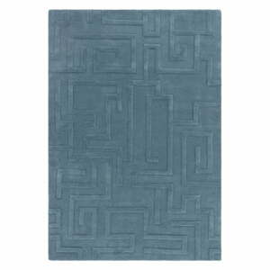 Kék gyapjú szőnyeg 120x170 cm Maze – Asiatic Carpets