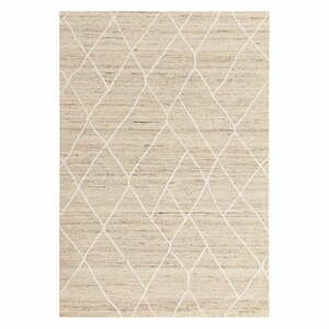 Natúr színű gyapjú szőnyeg 160x230 cm Noah – Asiatic Carpets