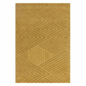 Okkersárga gyapjú szőnyeg 200x290 cm Hague – Asiatic Carpets