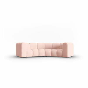Rózsaszín kanapé 322 cm Lupine – Micadoni Home