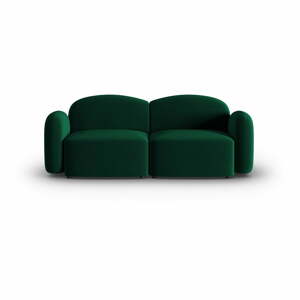 Zöld bársony kanapé 194 cm Blair – Micadoni Home