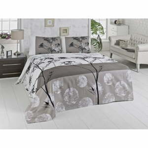 Belezza Grey kétszemélyes pamut ágytakaró, 200 x 230 cm