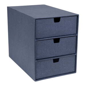 Ingrid kék doboz 3 fiókkal - Bigso Box of Sweden