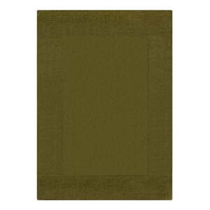Zöld gyapjú szőnyeg 120x170 cm – Flair Rugs