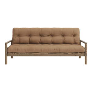 Barna kinyitható kanapé 205 cm Knob – Karup Design