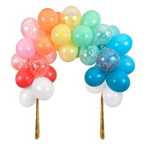 Parti kiegészítő készlet 40 db-os Rainbow Balloon Arch – Meri Meri