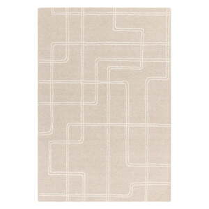 Bézs kézi szövésű gyapjú szőnyeg 200x300 cm Ada – Asiatic Carpets